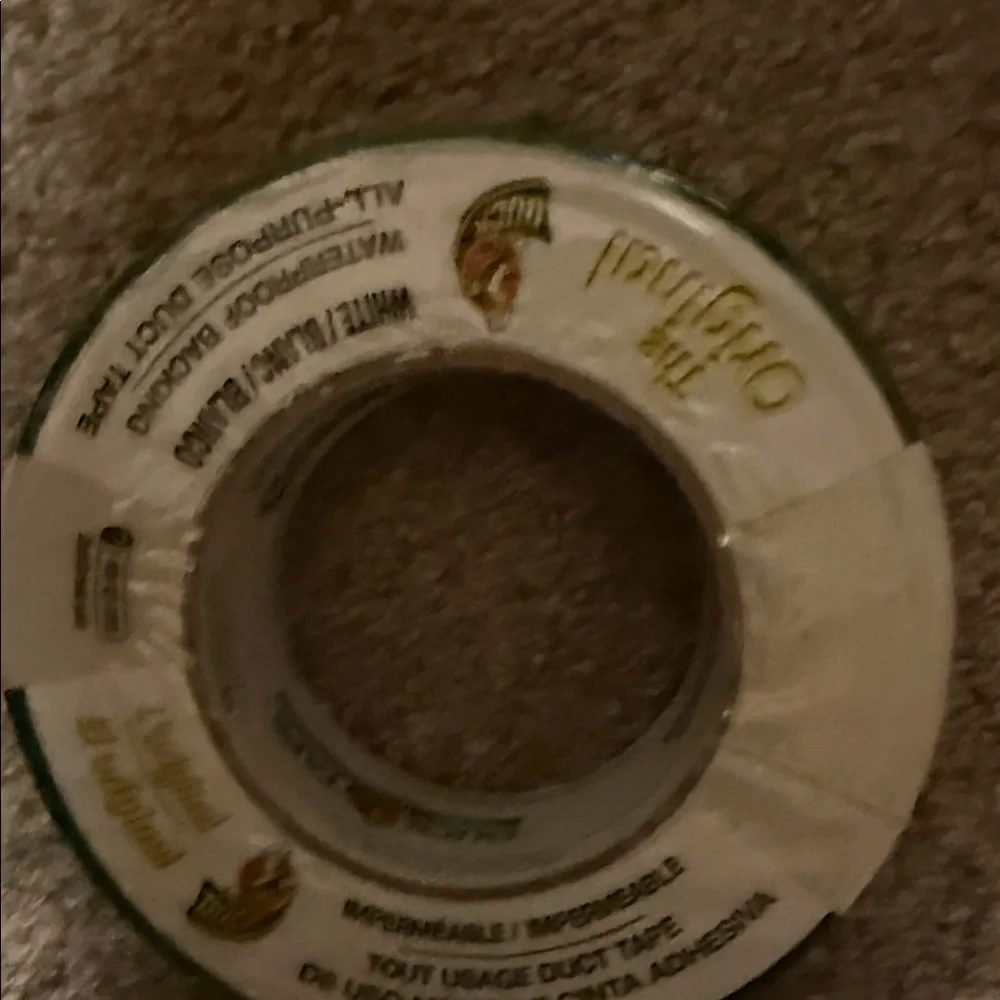 Free with any purchase just let me know Duck Brand Green and White Duct Tape - Picture 3 of 3